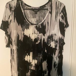 Soft short sleeve blouse